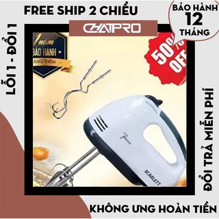 [Hàng Loại 1] Máy đánh trứng cầm tay Scarlet 7 cấp độ