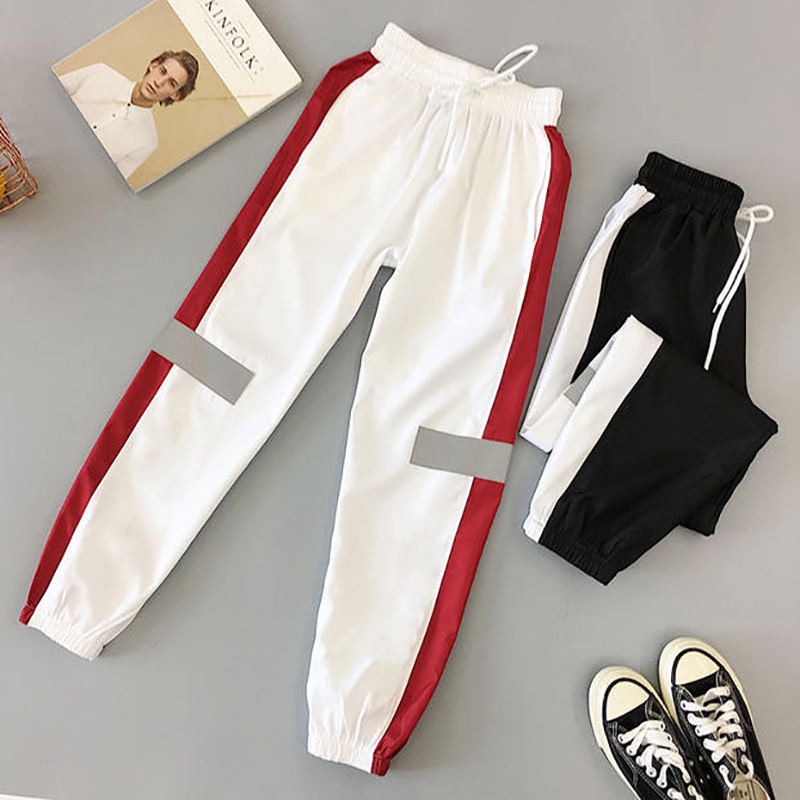 Quần harem dáng rộng phong cách Harajuku Hàn Quốc có size lớn cho nữ