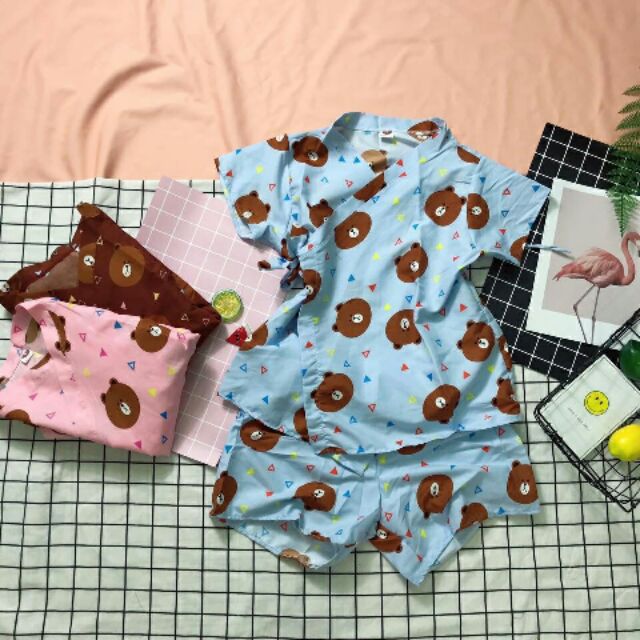 Đồ bộ YUKATA GẤU BROWNY