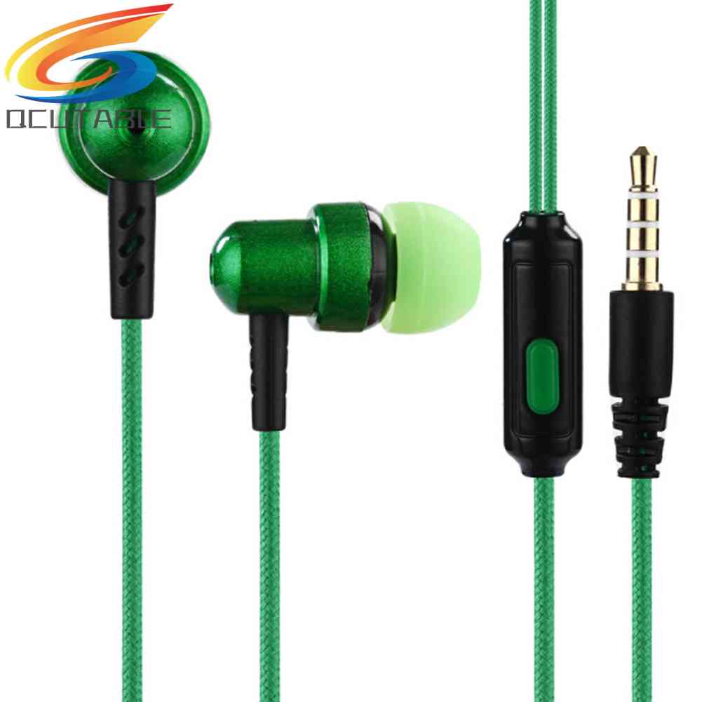 Tai Nghe Sub-woofer Dây Bện Bền Có Mic