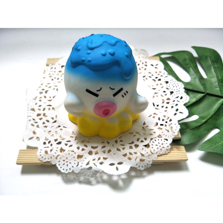 Squishy Lớn JUMBO Hình bạch tuộc phối màu Đồ Chơi Xốp Giảm Stress Hình mềm mịn dễ Thương đàn hồi Cho Bé