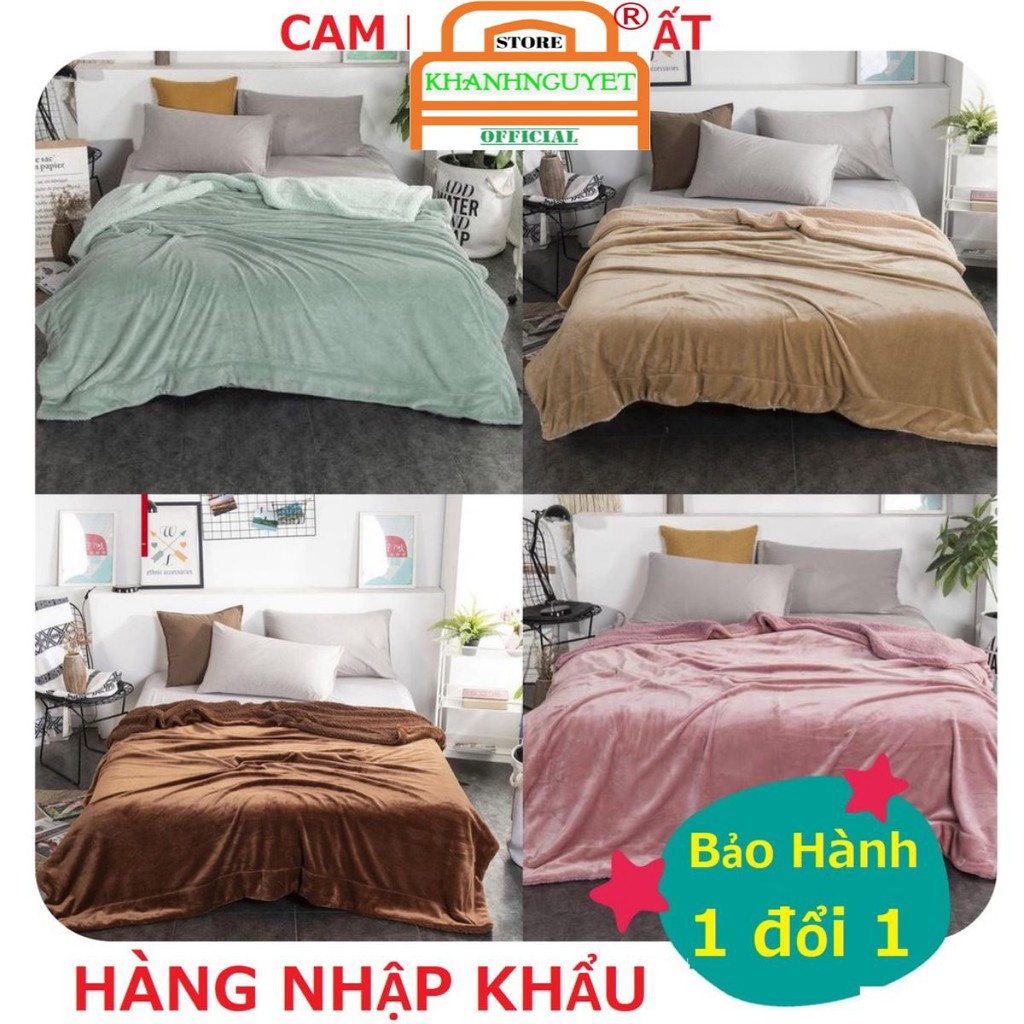 Chăn lông cừu ultimate 2 lớp hàng nhập khẩu loại dày 2mx2,3m | BigBuy360 - bigbuy360.vn