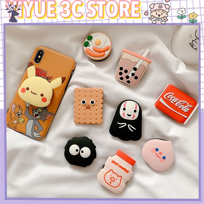 Đế Đỡ Điện Thoại Họa Tiết Hoạt Hình Dễ Thương