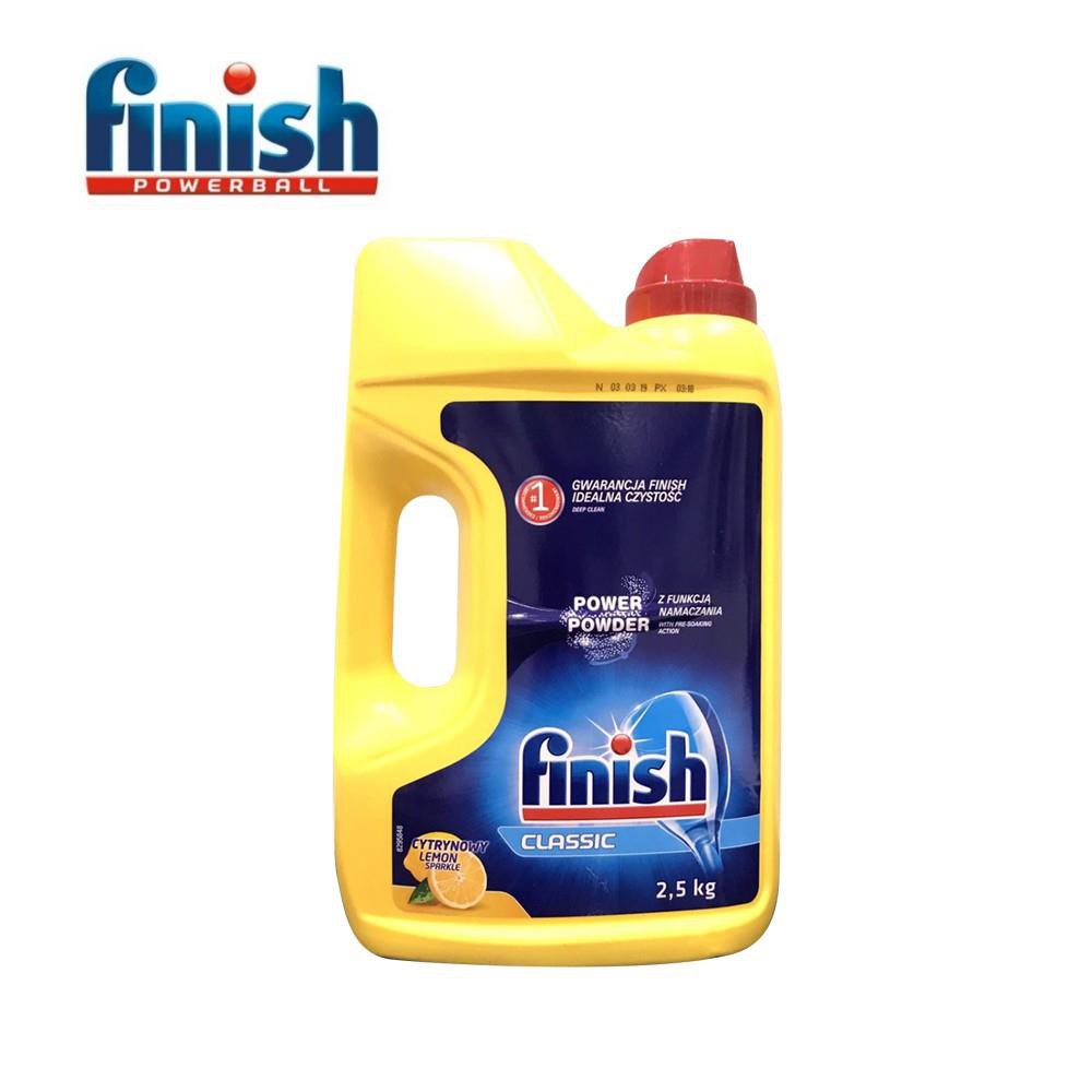 (HÀNG ĐỨC) Bột rửa chén bát Finish Classic cho máy rửa bát 2.5kg