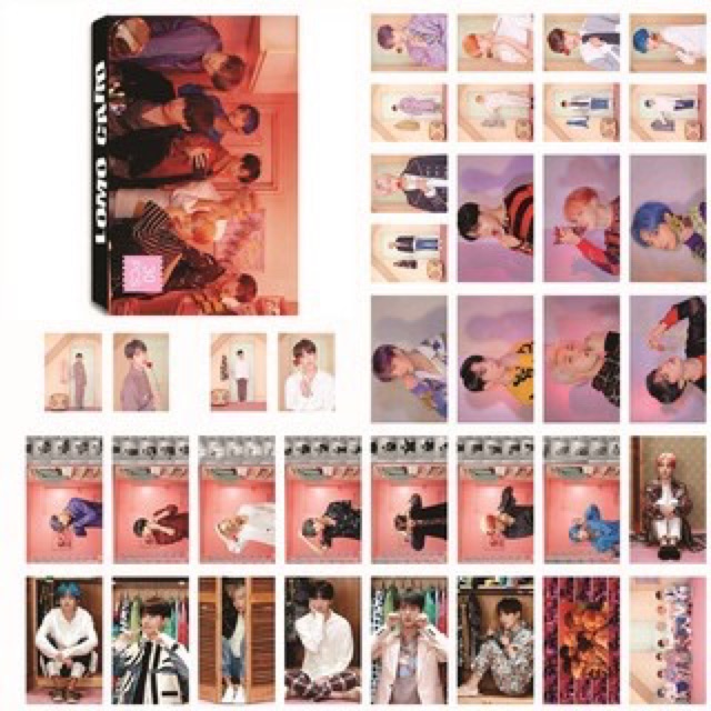 (Mua 10 Tặng 1) Lomo BTS Mẫu Mới Map Of The Soud Persona Boy Whit Luv mẫu 30 ảnh