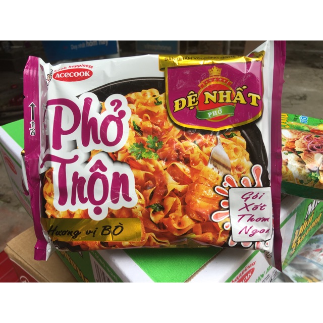 PHỞ TRỘN ĐỆ NHẤT HƯƠNG VỊ BÒ 84g