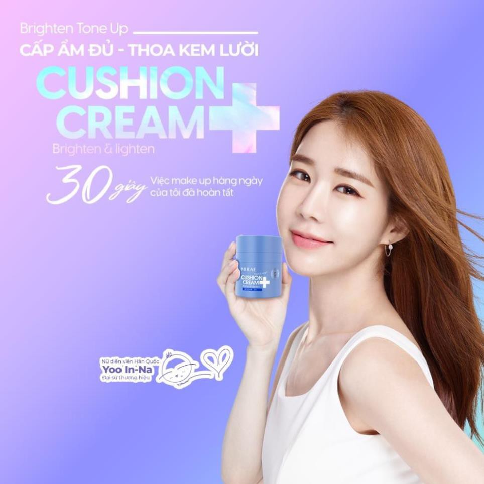 ❤️ FREESHIP ❤️  Kem lười Mirae giúp da trắng sáng dưỡng ẩm che mờ khuyết điểm MIREA CICA PLUS CUSHION CREAM 30ml/hũ | BigBuy360 - bigbuy360.vn