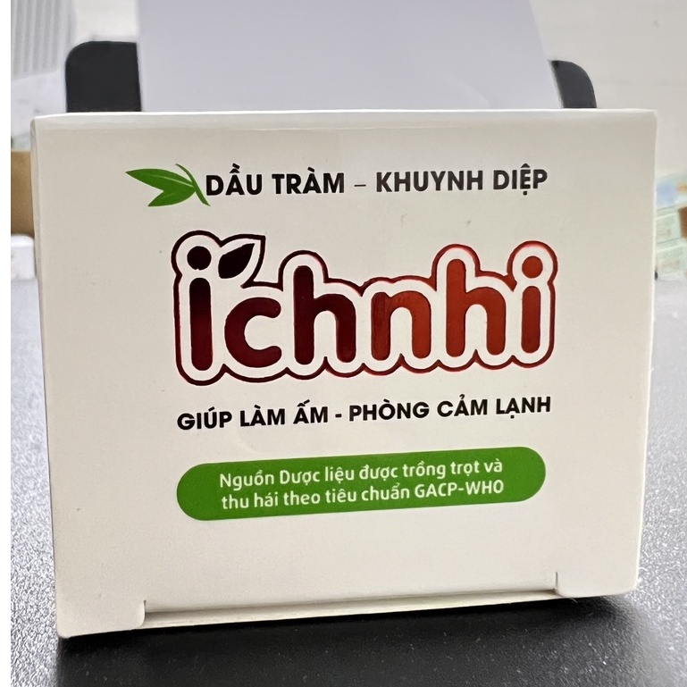 Dầu tràm khuynh diệp Ích Nhi giúp phòng cảm lạnh làm ấm an toàn cho trẻ sơ sinh phụ nữ có thai sau sinhsuckhoechomoinha