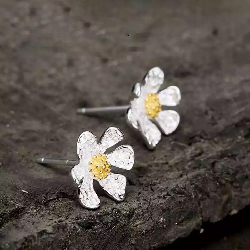 Khuyên Tai Hình Hoa Nhỏ Đơn Giản Thời Trang Hàn Quốc Mới Cho Nữ