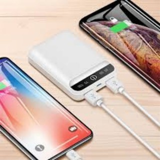 Pin sạc dự phòng mini 8000 mAh sạc nhanh, an toàn, có đèn led dành cho điện thoại xiaomi, samsung, iphone,...