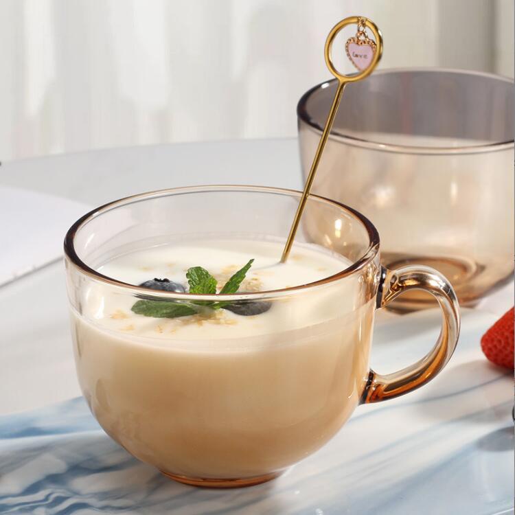 Cốc Thủy Tinh Có Tay Cầm Chịu Nhiệt Loại To 480ml