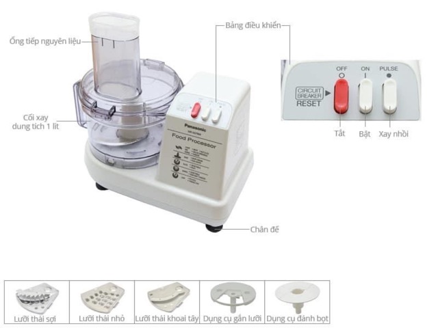 Máy xay đa năng Panasonic MK-5076MWRA