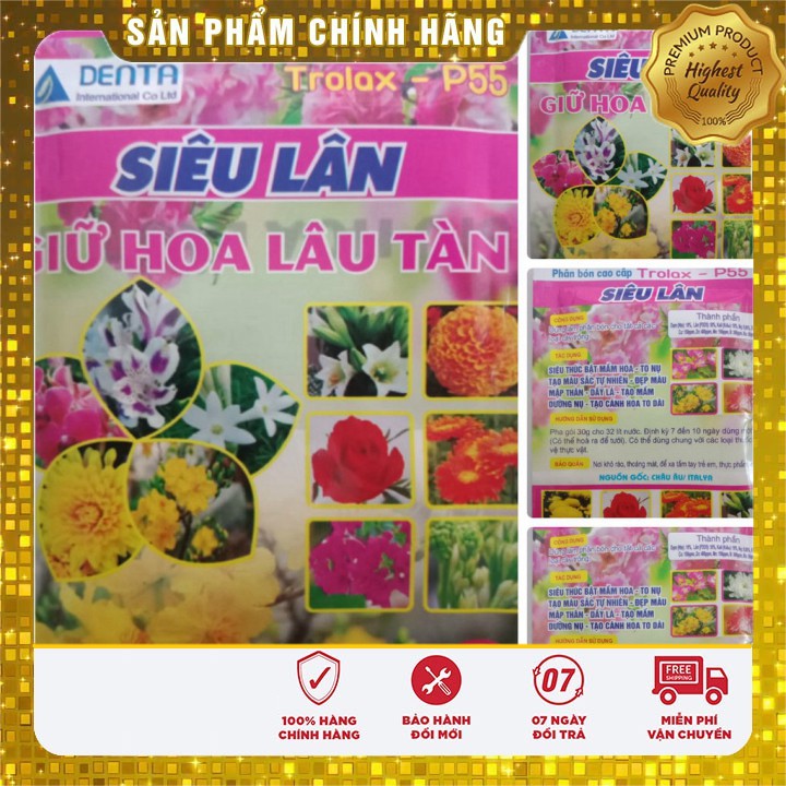 Phân bón cao cấp Trolax giữ hoa lâu tàn - P55 ( 30gr)