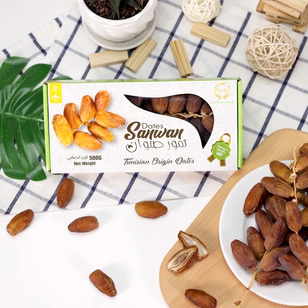 [Mã 254FMCGSALE giảm 8% đơn 500K] Quả Chà Là (Hộp 500g), Chà là Sấy khô nguyên cành, nhiều chất xơ - BeeNut