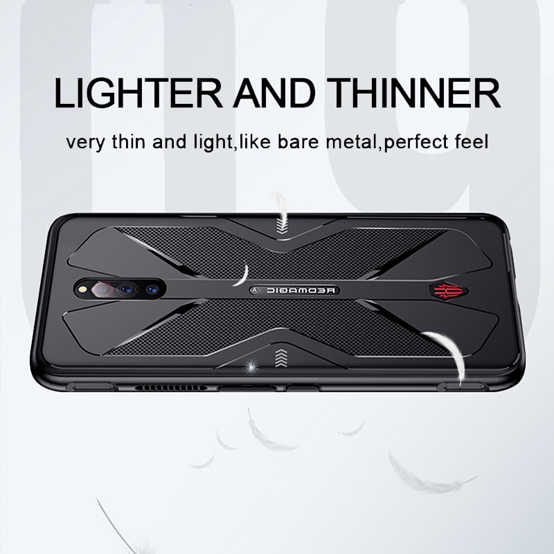 ZTE nubia Play Red Magic 6 6S 7 Pro Luxury Shockproof Armor Case RedMagic 5G 5S 3 3S Soft TPU Silicone Full Phone Protective Matte Back Cover