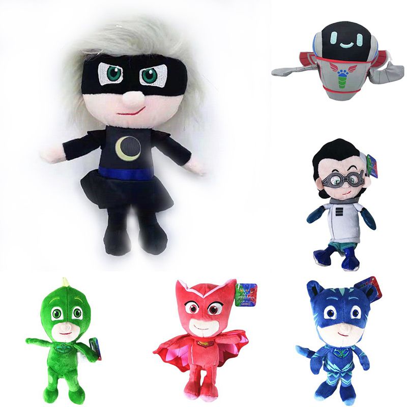 Búp Bê Nhồi Bông PJ Masks Catboy Gekko Luna Girl Owlette Romeo