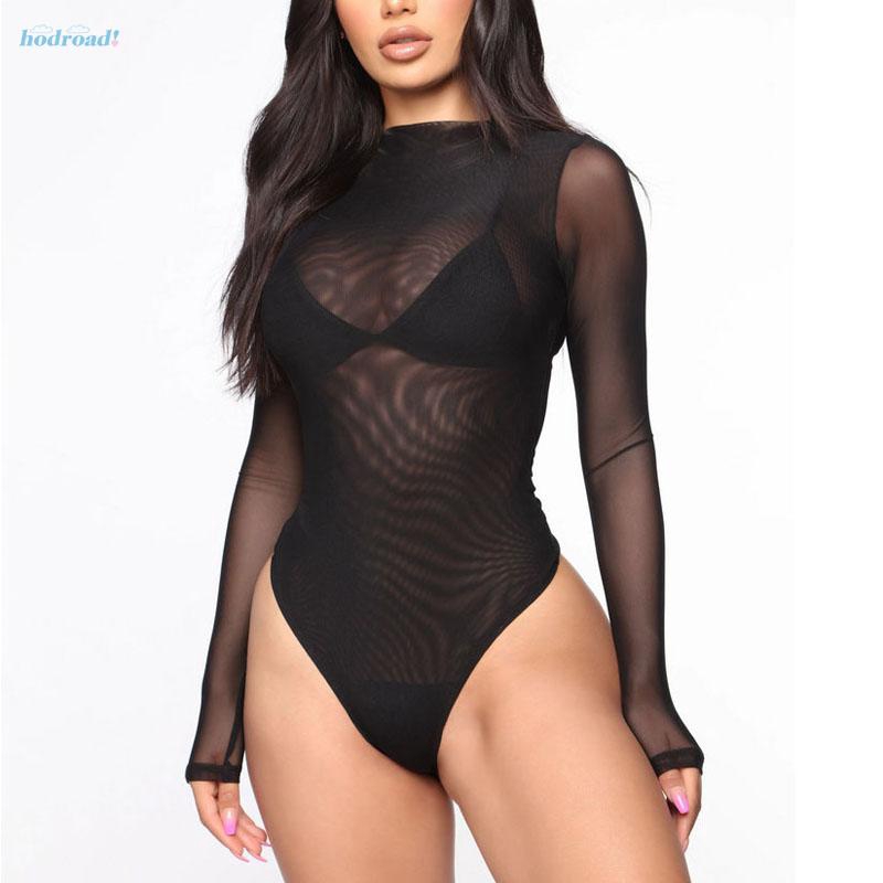 Bodysuit Tay Dài Xuyên Thấu Gợi Cảm Cho Nữ | BigBuy360 - bigbuy360.vn