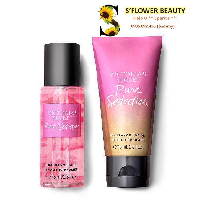 VS - Mini Gift Set | Bộ Quà Tặng Mini Xịt Thơm và Sữa Dưỡng Thể Victoria's Secret Mini Body Mist and Lotion | BigBuy360 - bigbuy360.vn