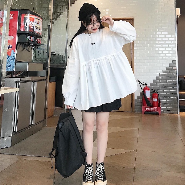 Áo Babydoll Nữ  JEMCLOSET Form Rộng Suzyn Vải Thô Hàn Quốc Mềm Mịn Phối Cùng Chân Váy Hoặc Quần Short Cực Xinh - 1925