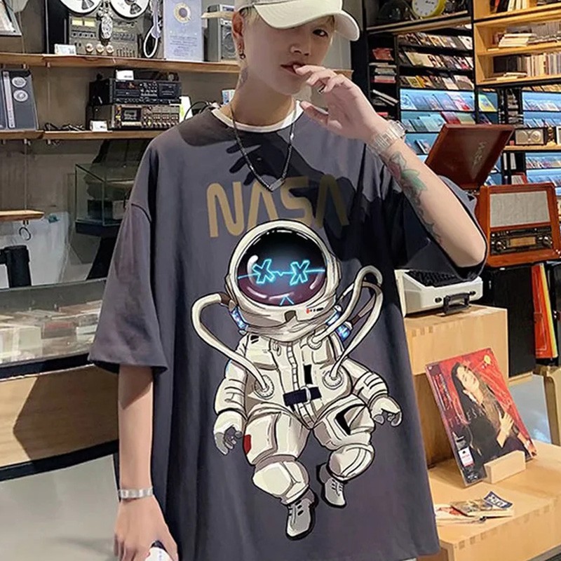 Áo Thun Nam Tay Ngắn In Hình Cá Tính Size M-5Xl | BigBuy360 - bigbuy360.vn