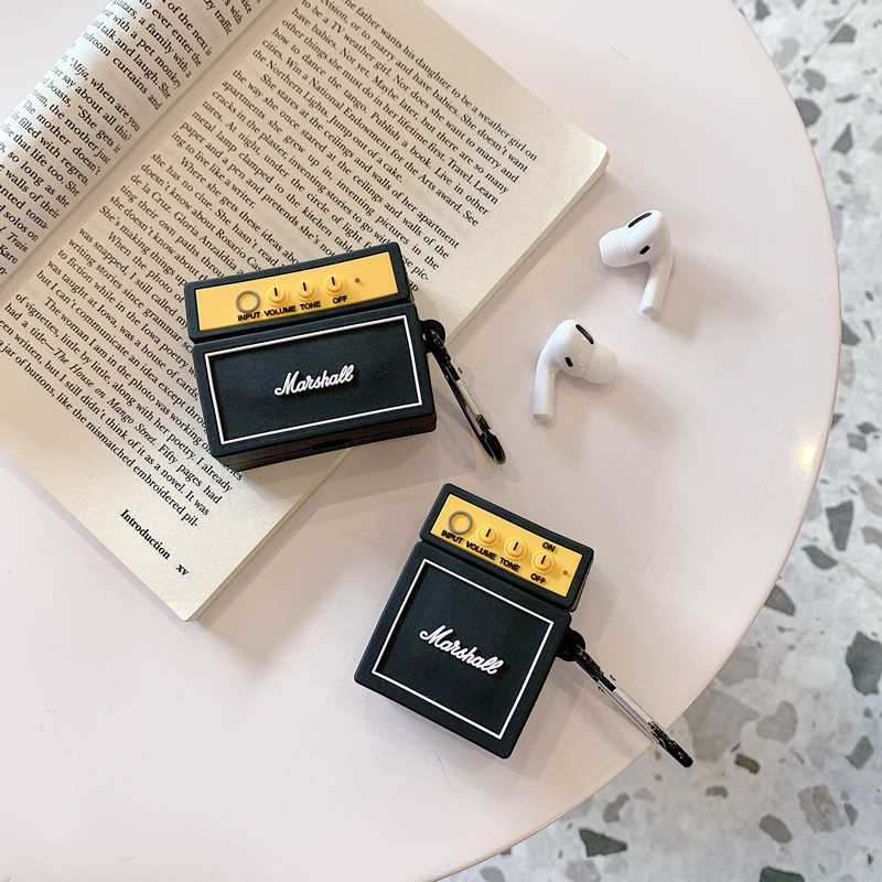 🔥 Case Ap 1/2/3 & Pro 🔥 Freeship 🔥 VỎ BỌC LOA MARSHALL Cho Tai Nghe Không Dây  - MOBILE89