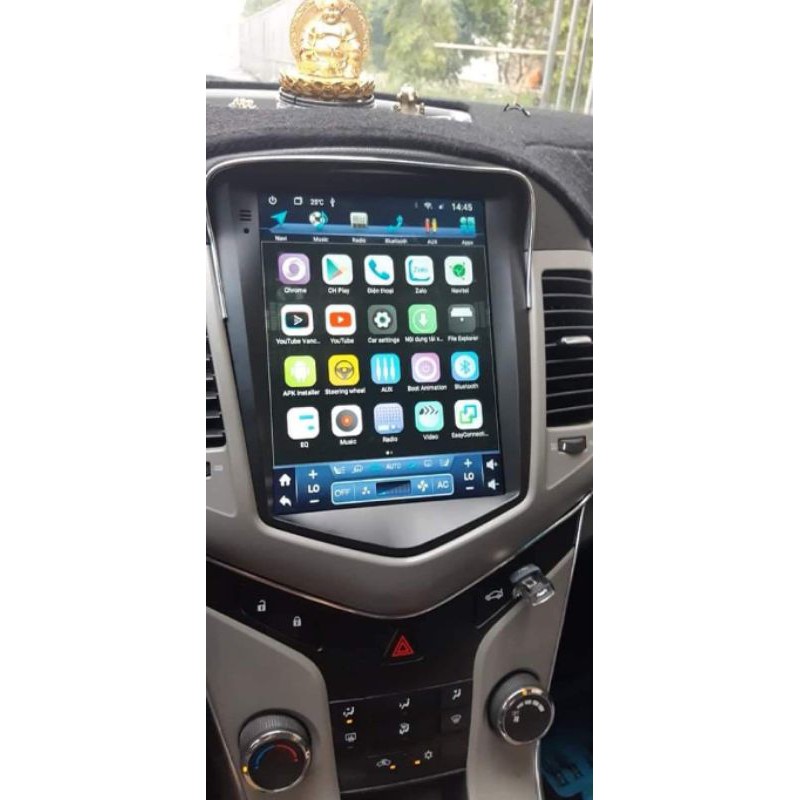 MÀN HÌNH ANDROID TESLA FULL TÍNH NĂNG CHO LACETTI/CRUZE 2008 2017 FULL DƯỠNG JACK CANBUS