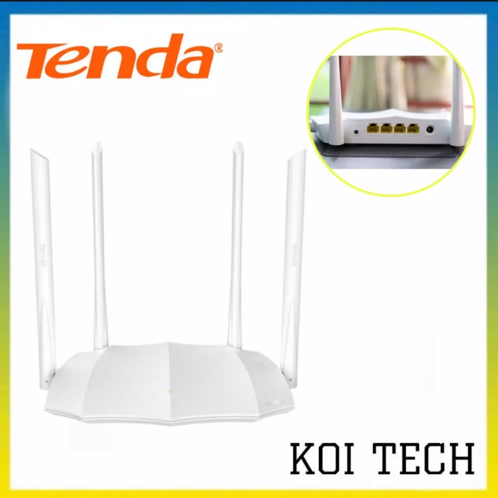 Bộ phát Wifi chuẩn AC 2100Mbps Tenda AC5 - model wifi xuyên tường 4 râu kích sóng wifi
