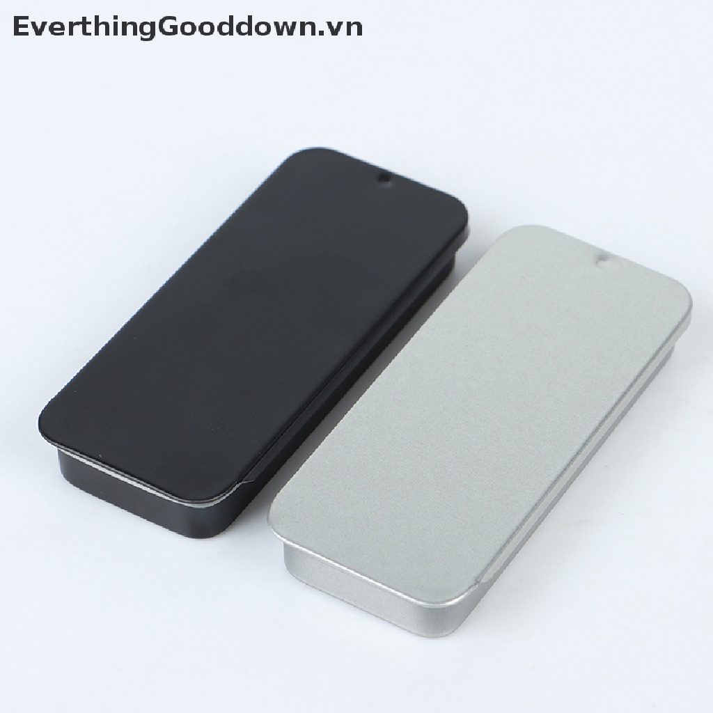 Hộp Thiếc Mini Có Nắp Trượt Dùng Đựng Thuốc / Trang Sức Tiện Dụng