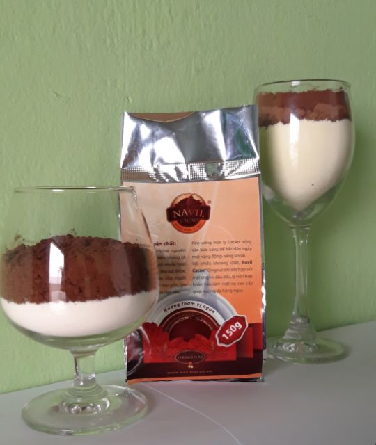 Gói 150gr Bột ca cao nguyên chất thơm ngon Navil Cacao