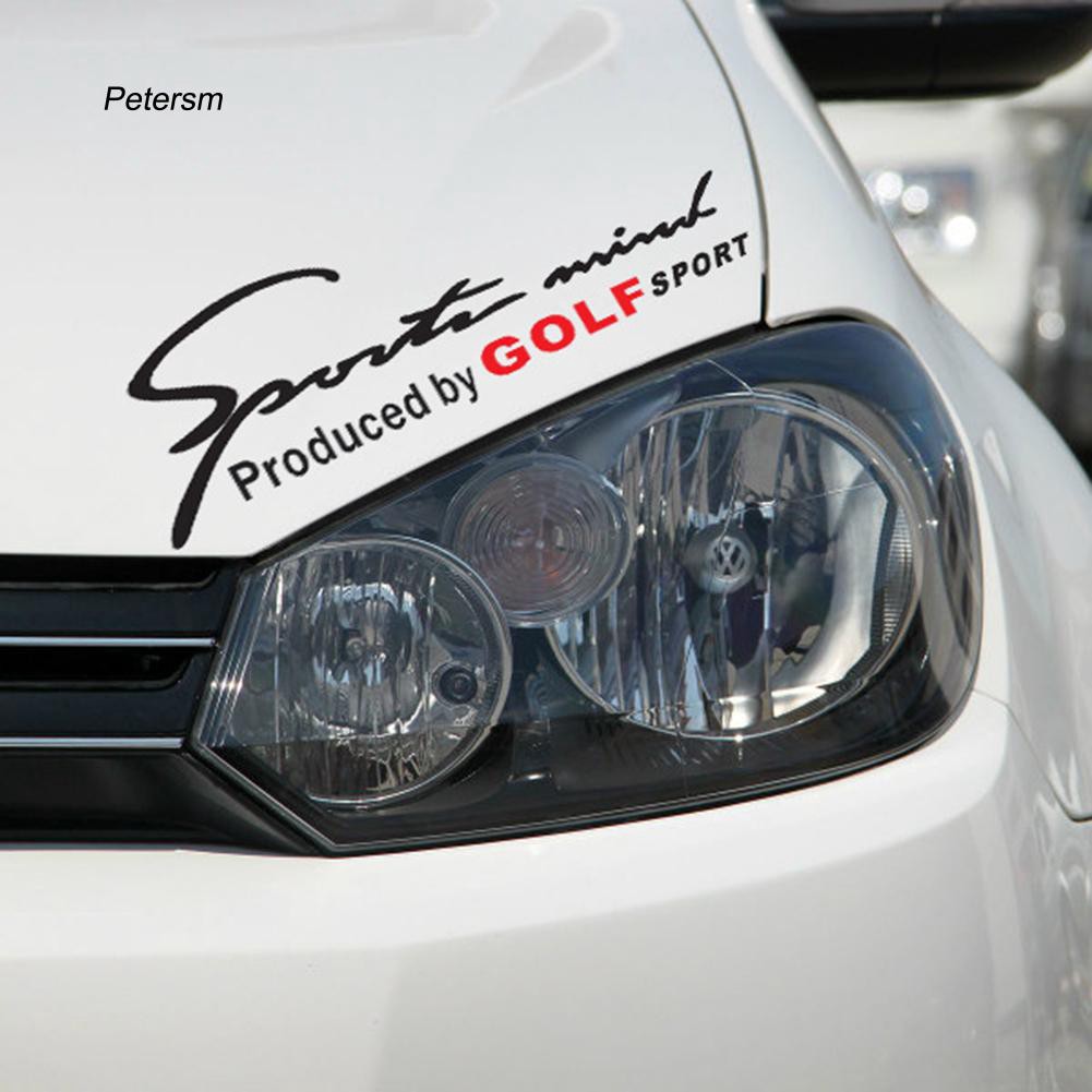 Miếng dán Sticker phản quang hình chữ PT _ Unique cho xe hơi , xe tải