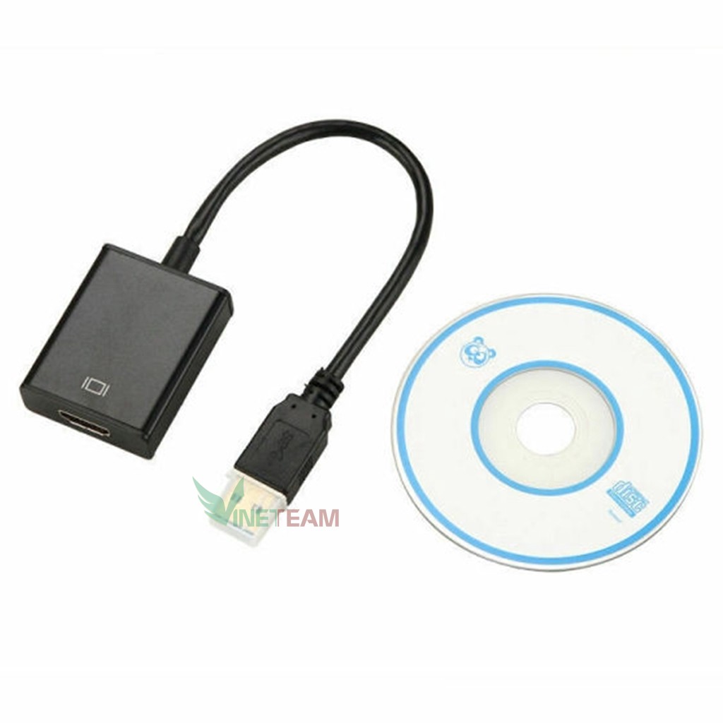 Cáp chuyển đổi tín hiệu âm thanh hình ảnh từ đầu USB 3.0 sang HDMI 1080P cho PC/Laptop/HDTV/TV -dc4224