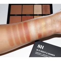 Morphe - Bảng Phấn Tạo Khối - Bắt Sáng Morphe 8H Hi-Fi &amp; 8L Lo-Fi Sculpt &amp; Shimmer 28g