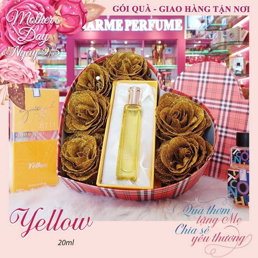 Nước hoa nữ Charme Good Girl - Yellow 20ml