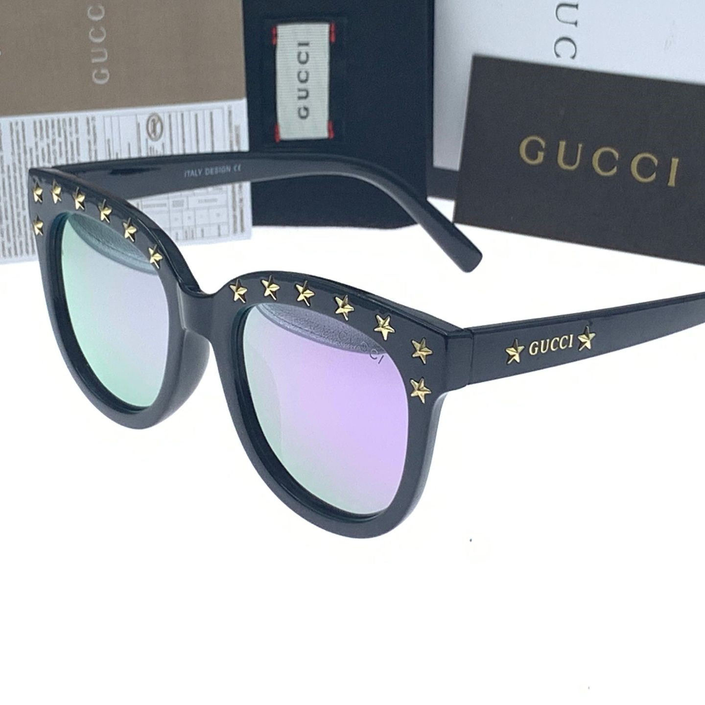 Kính Mát Gucci Chống Tia Uv 400 Cao Cấp Cho Nam Hitam