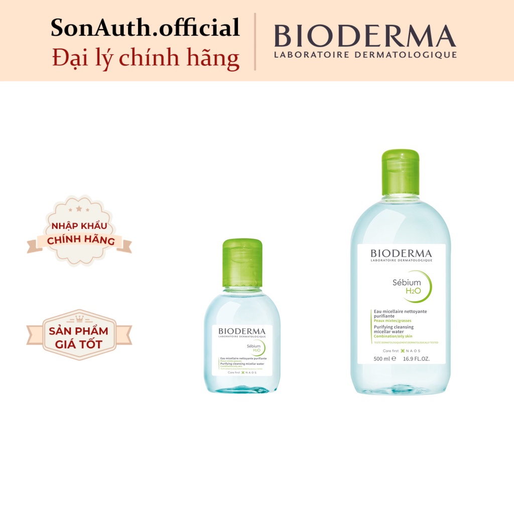 Nước tẩy trang Bioderma Sébium H2O