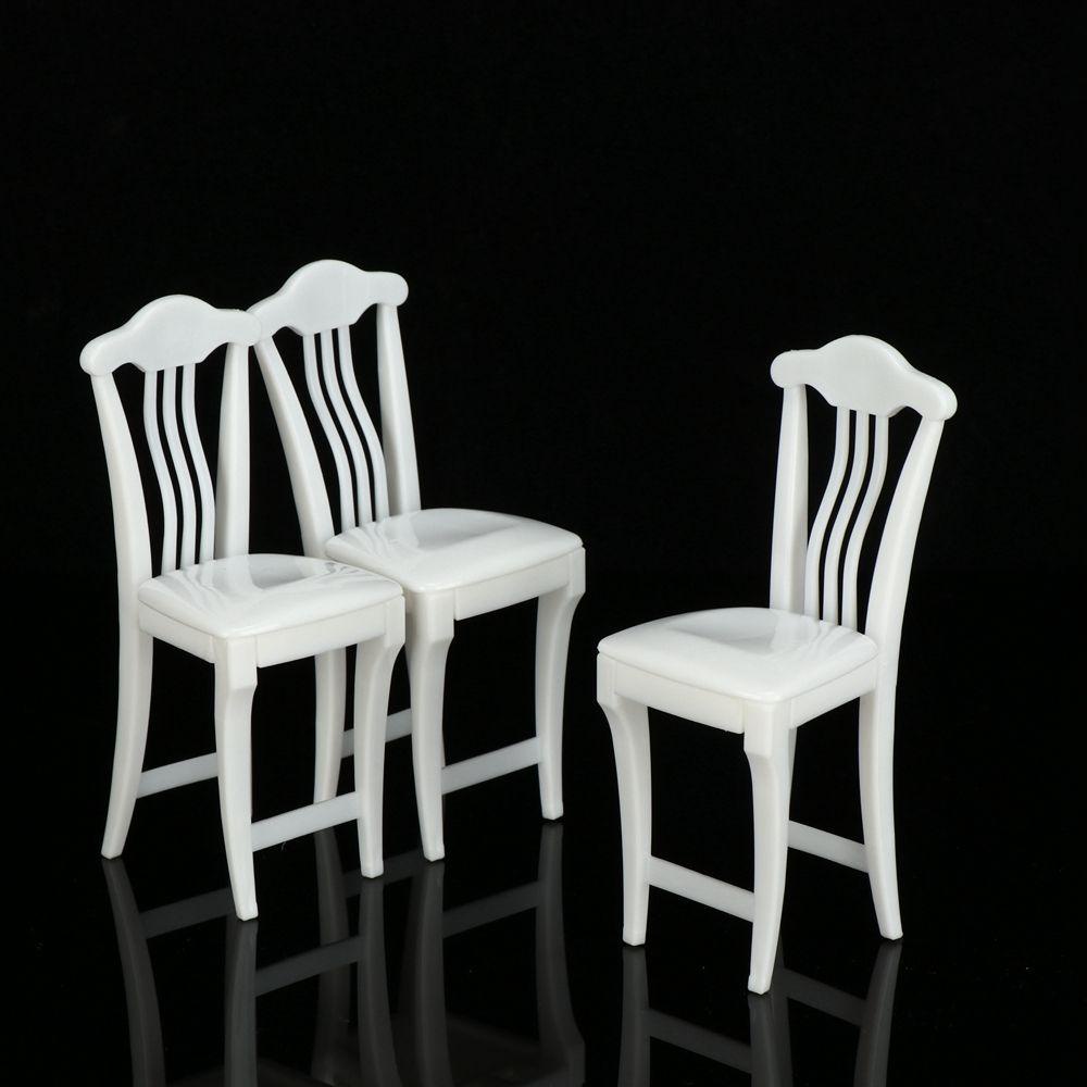 1 / 2 / 4 Ghế Nội Thất Mini Tỉ Lệ 1 / 6 1 / 12 Trang Trí Nhà Búp Bê