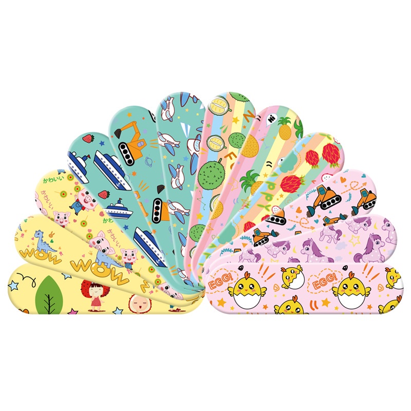 Hộp 120 miếng dán vết thương urgo hoạt hình, băng gâu cá nhân y tế sticker