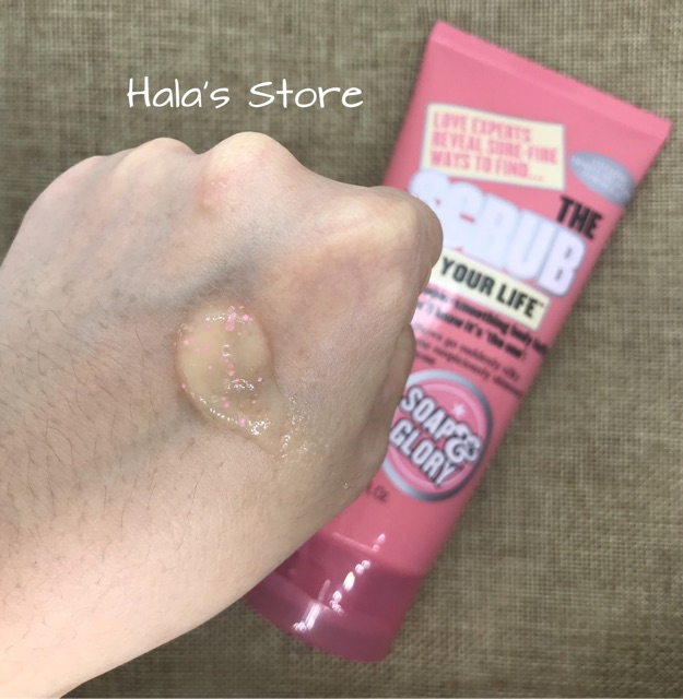 Soap And Glory ✨ Sữa tắm tẩy da chết The Scrub of Your Life Smoothing Body Butter