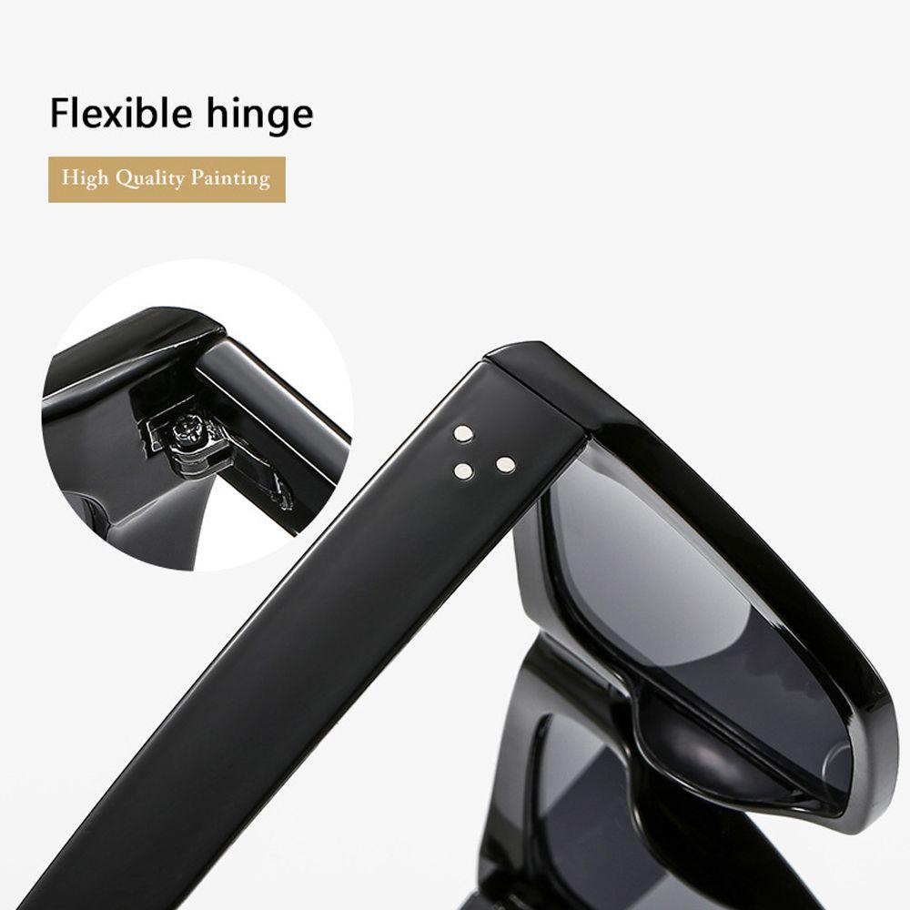 QQMALL Kính Mát Tròng Lục Giác Nhiều Màu Sắc Chống Tia UV400