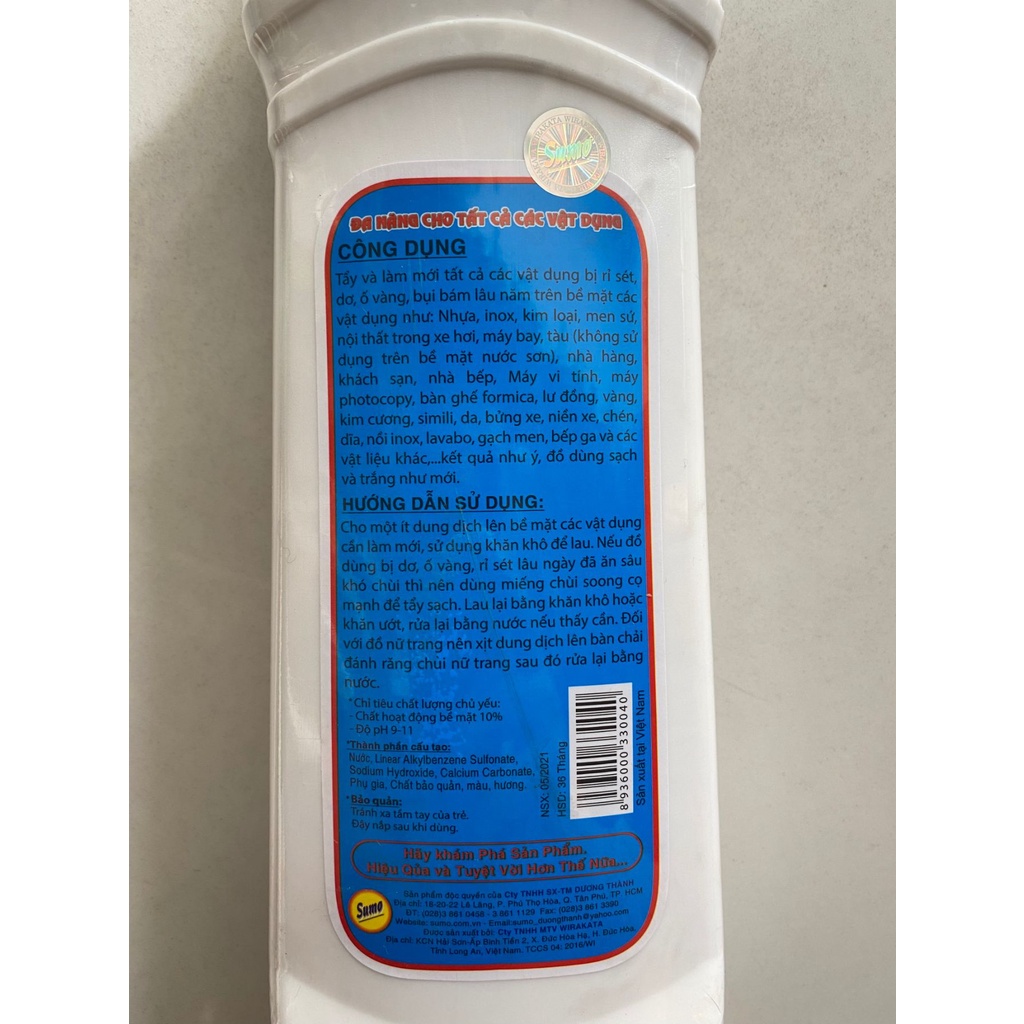 Chất tẩy rửa đa năng Sumo 700g, tẩy siêu mạnh, siêu sạch, không độc hại