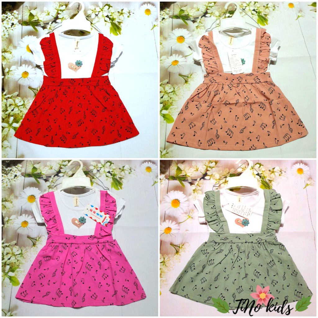 freeship Váy, đầm, yếm cotton cộc tay mềm mát hàng quảng châu cho bé gái