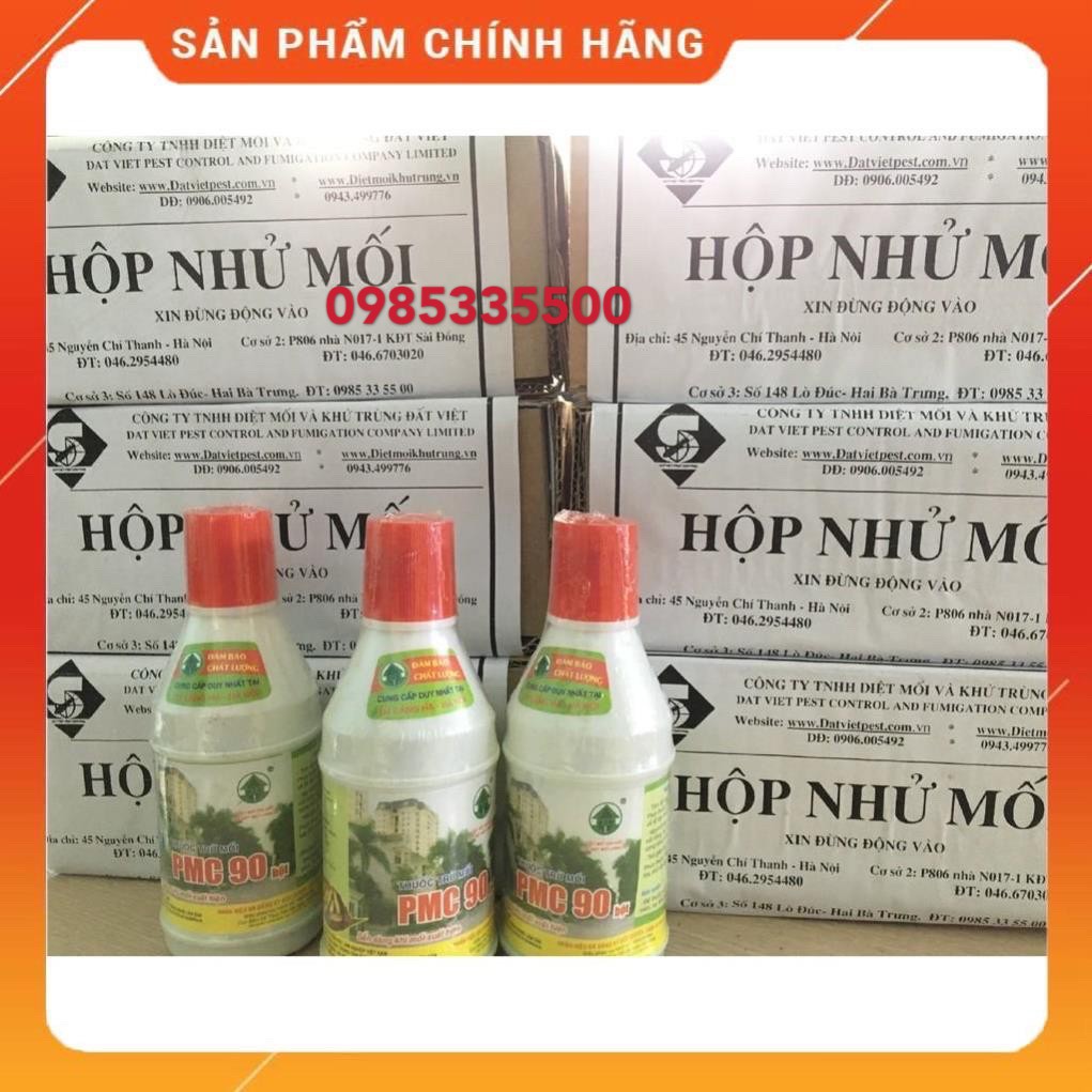 Bộ sản phẩm diệt mối tận gốc (3 lọ thuốc diệt mối PMC 90 và 6 hộp nhử mối)