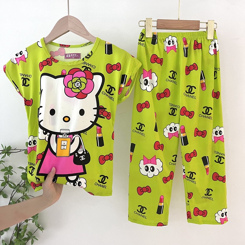 Bộ thun thái quần DÀI  3d bé trai, bé gái