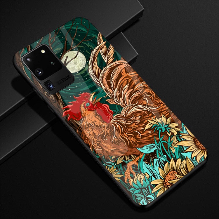 Ốp Lưng SAMSUNG S20 ULTRA mặt kính cường lực cao cấp thiết kế Độc Quyền