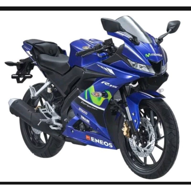 Miếng Dán Trang Trí Xe Yamaha R15 Vva V3 Movistar 2017 2018 Màu Xanh Dương