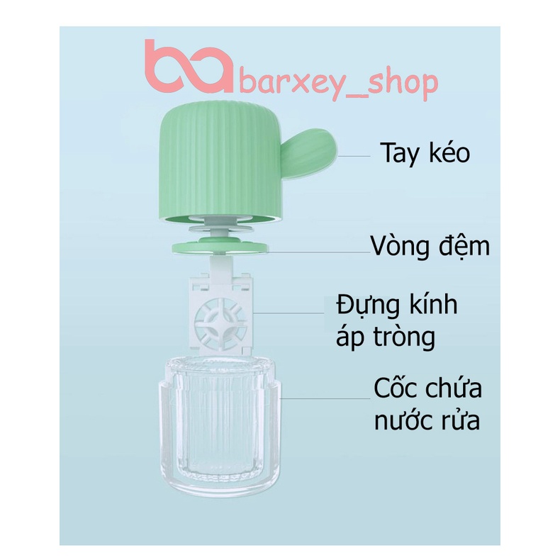 Cốc rửa kính áp tròng thủ công thiết kế dễ thương, tiện lợi