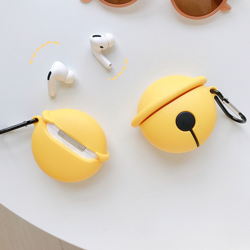 Vỏ bảo vệ hộp sạc tai nghe bluetooth không dây hình doraemon 3d đáng yêu thích hợp cho Airpods Pro/ Airpods Pro 1 2