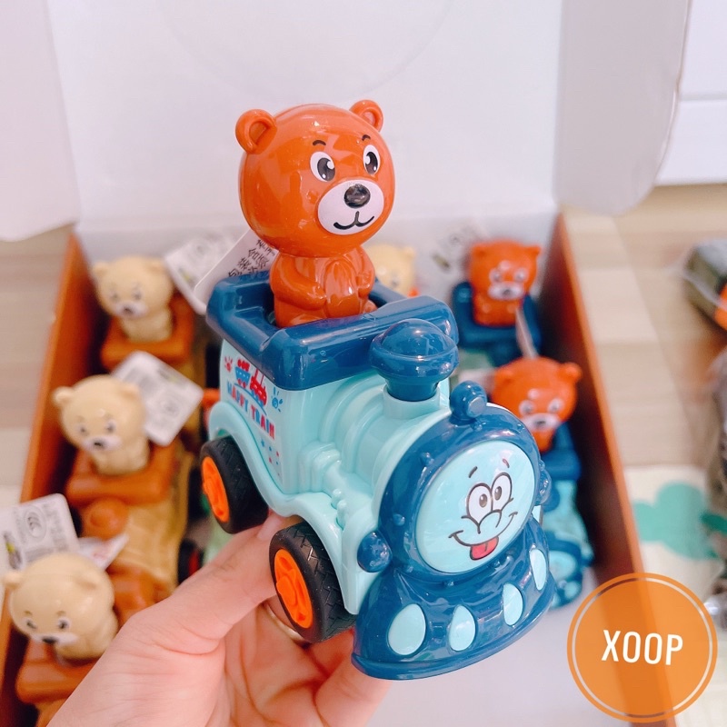 SALE !!! ĐỒ CHƠI XOOP ! GẤU VÀ TÀU HOẢ ( SP002018 )  SHOP PHÚC YẾN