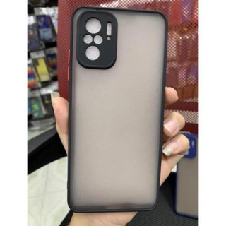 Ốp lưng Xiaomi redmi Note 10 bảo vệ camera viền dẻo màu lưng nhám mờ