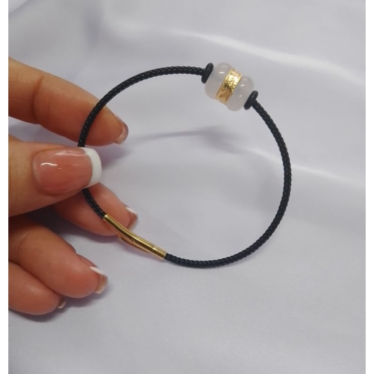 Vòng tay lu thống dát vàng định công danh đầu xuôi đuôi lọt định công danh tài lộc trợ mệnh thủy kim